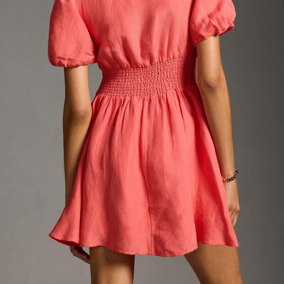 Brand New The Katerina Button-Front Mini Dress - Picture 6 of 10